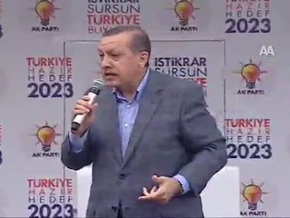ERDOĞAN'DAN SERT SÖZLER