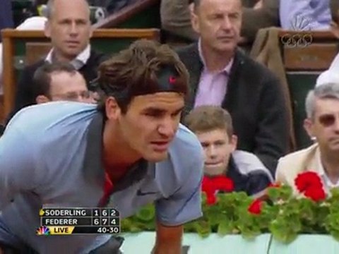 part 12 Roland Garros 2009 Final Federer vs Soderling Full Match HD