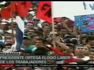 Miles de nicaragüenses celebran día del trabajador