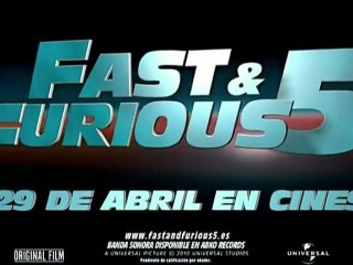 Fast & Furious 5 Spot4 HD [20seg] Español