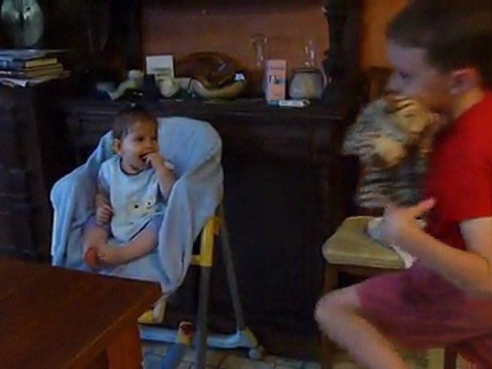 Jolan fait rire Hermine