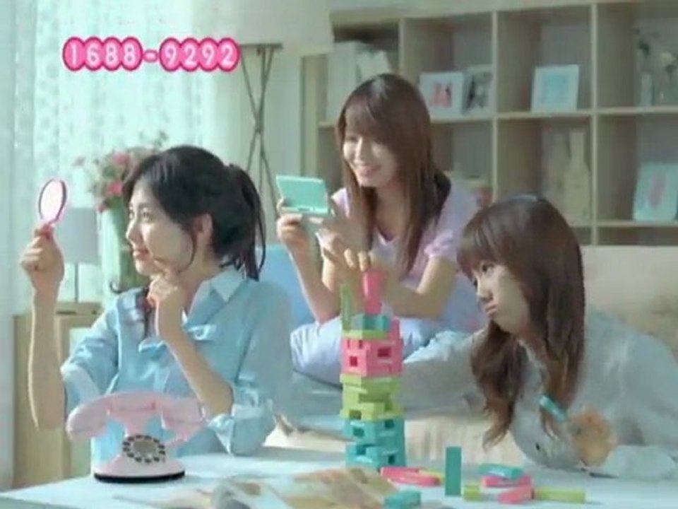 HD SNSD CF GoobNe Chef 30' Practice room & Restaurant & Living room Mar26.2008 Girls' Generation