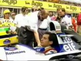 Ayrton Senna 15 minutes before Imola 1994