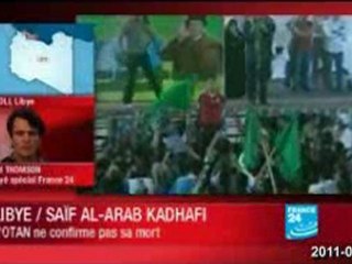 L'OTAN ment, vise KADHAFI et tue Saïf Al-Arab et ses enfants