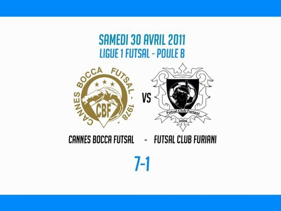 [Ligue 1] CBF - FUTSAL CLUB FURIANI - 30-04-2011