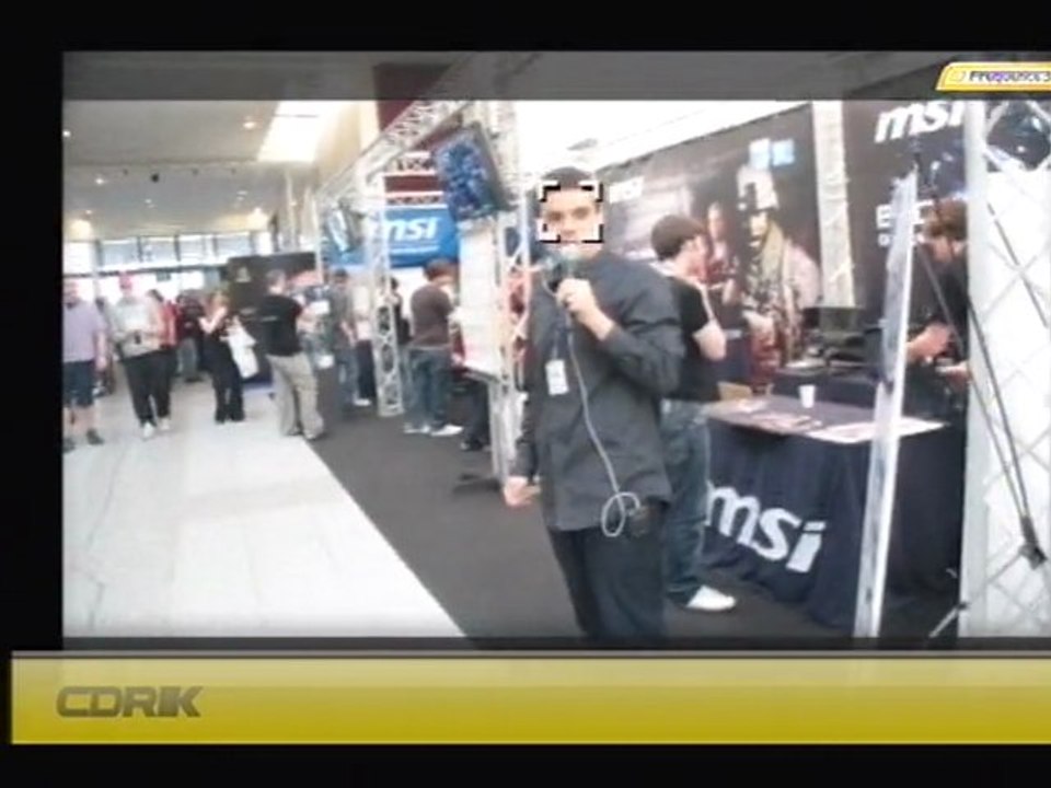 GAMERS ASSEMBLY 2011 - Cdrik sur les stands de la Gamers Assembly