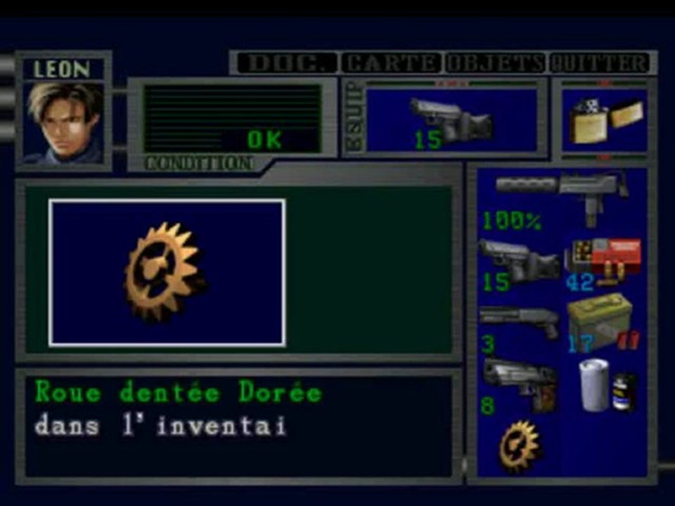 walkthrough resident evil 2  chap: 8: Echec et Mat