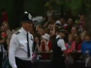 Royal Wedding Celebration: Bobby the Policeman Delights the Crowd 🎉 - thumbnail