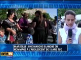 Adolescent tué : marche blanche à Marseille
