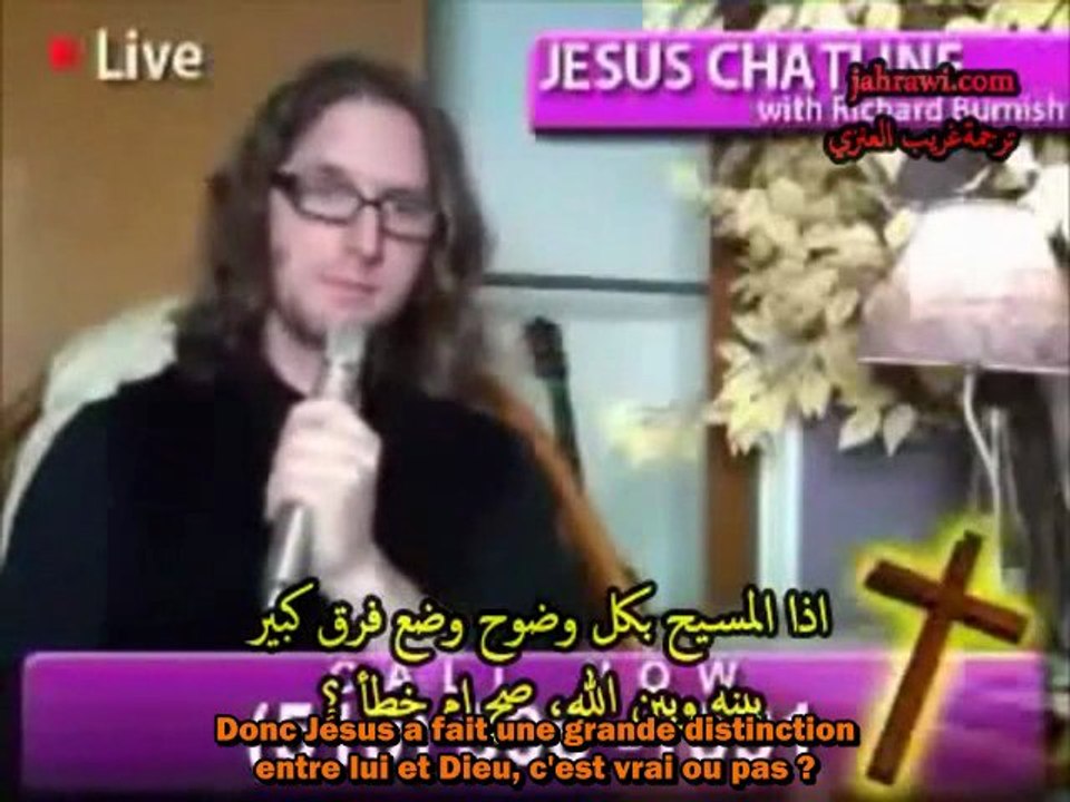 Un musulman appelle une émission chrétienne