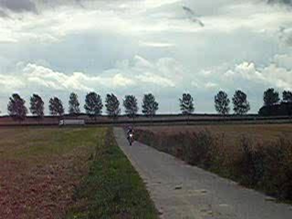 kx 125 et derbi senda r whelling