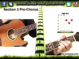 Adele Somone Like You Guitar Lesson Part 2
