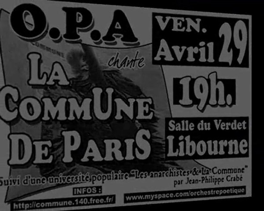 "Le temps des cerises" - O.P.A chante La Commune - Impro 7