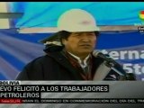 Bolivia celebra 5 años de nacionalización de hidrocarburos