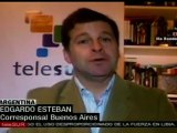 Trabajadores argentinos respaldan a la presidenta Fernández