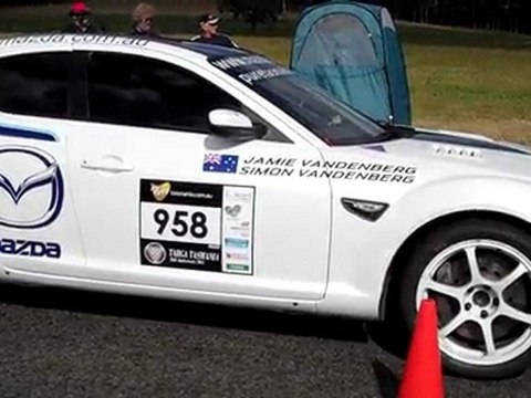 Mazda RX8 SP Standing Start - Targa Tasmania