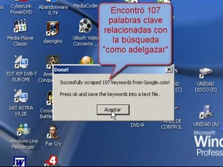 Expositor palabras clave