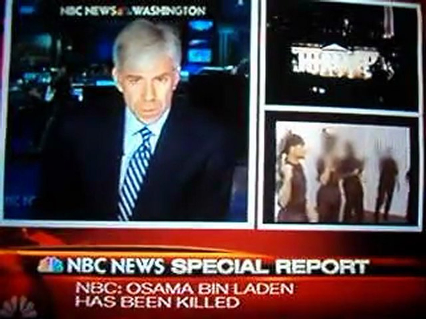 ⁣US Government Announces Bin LadenDead on NBC News