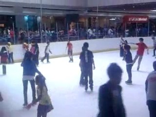Hannah & Angel Ice Skating at MOA