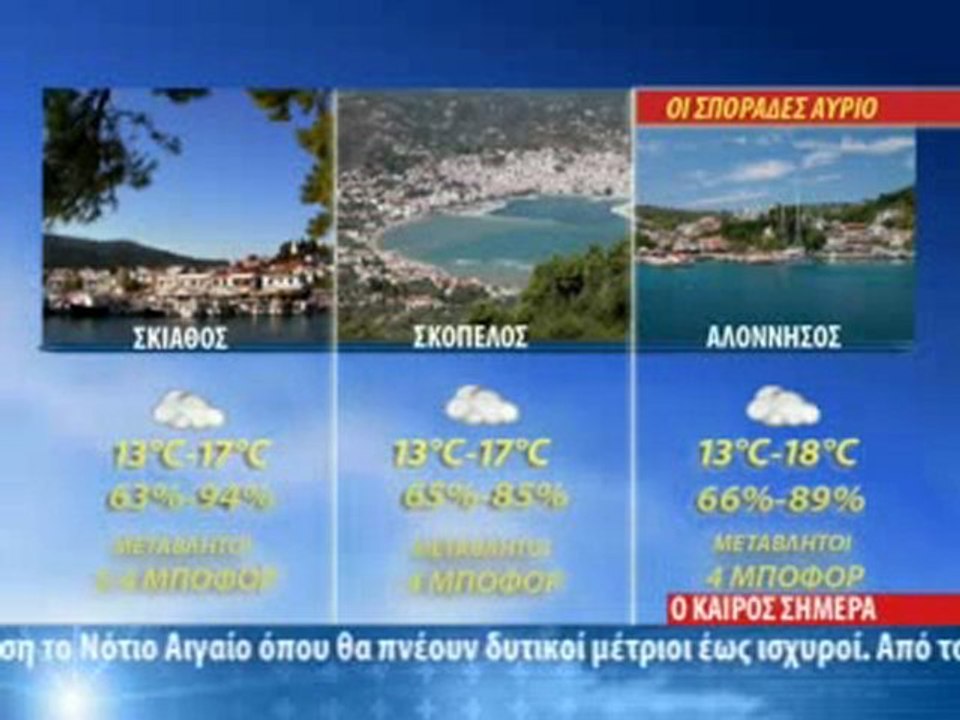 ΔΕΛΤΙΟ ΚΑΙΡΟΥ 02/05/2011