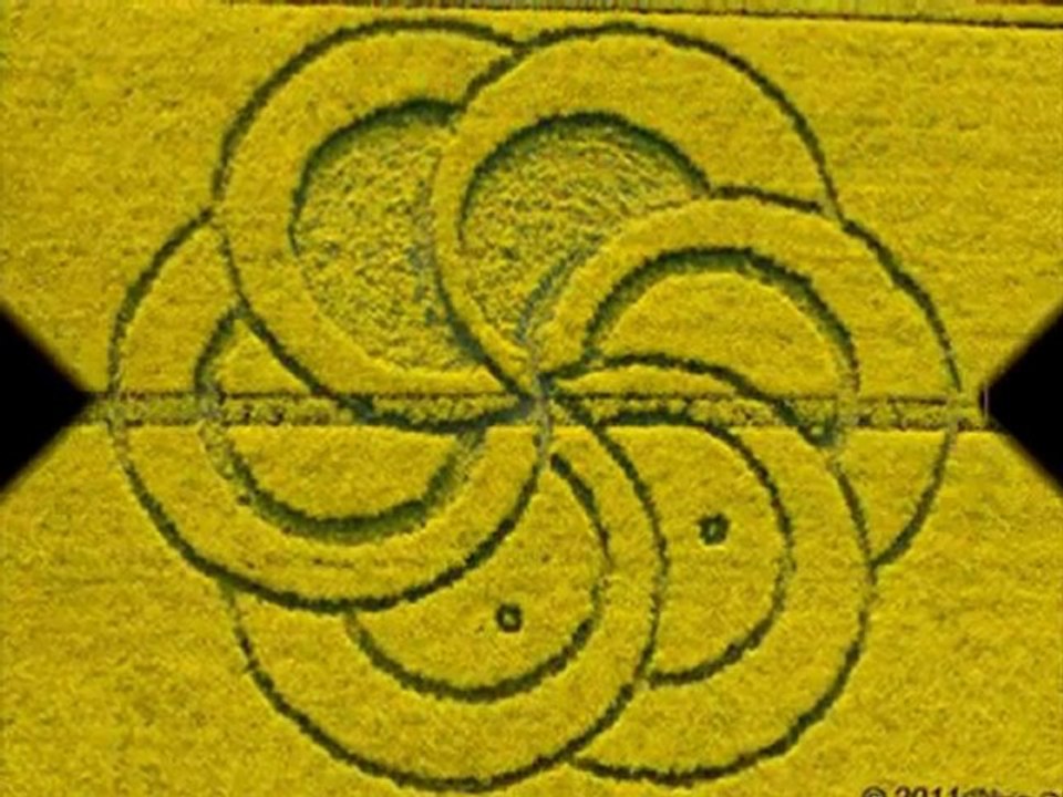 Crop circle - Silbury Hill, Wiltshire - 29 Avril 2011