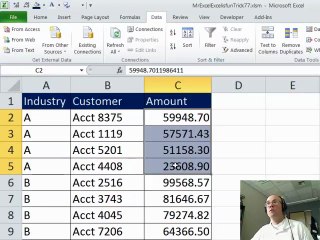 Dueling Excel: Top 2 by Industry: Podcast #1394
