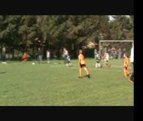 arret du ballon et passe en retrait