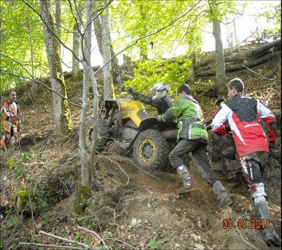 quad rando franchissement en creuse