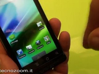Motorola Milestone: video preview design