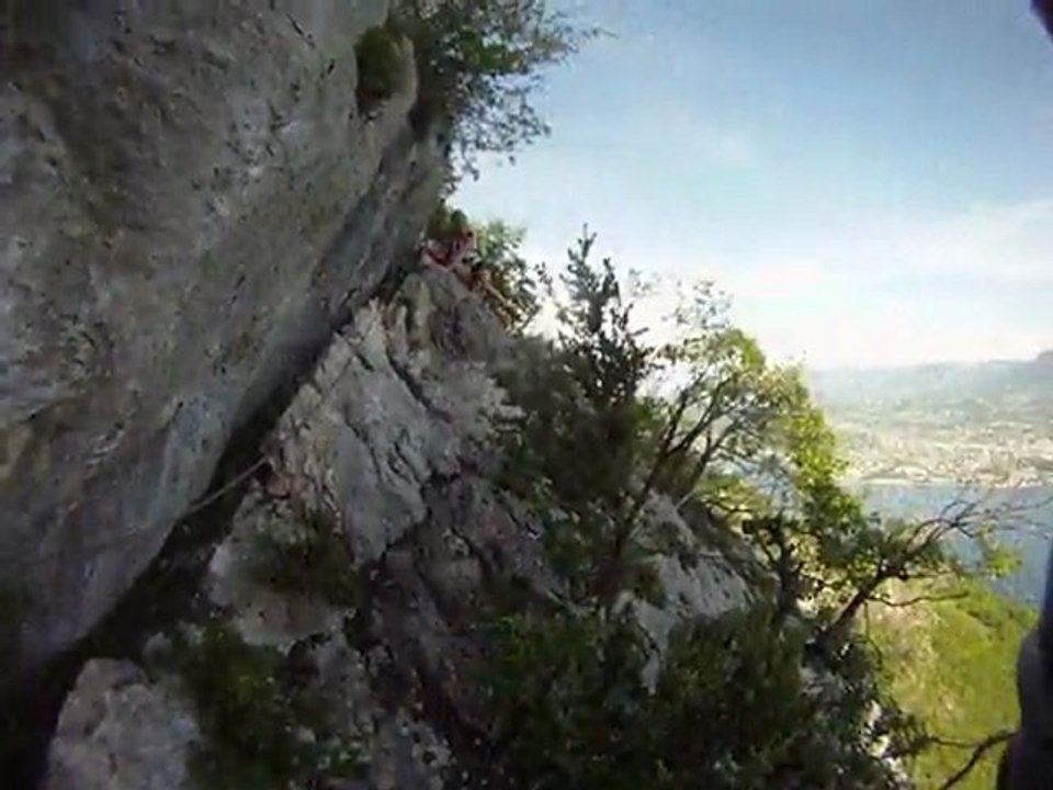 Via Ferrata Découverte à la Dent du Chat, en Savoie près de Chambéry