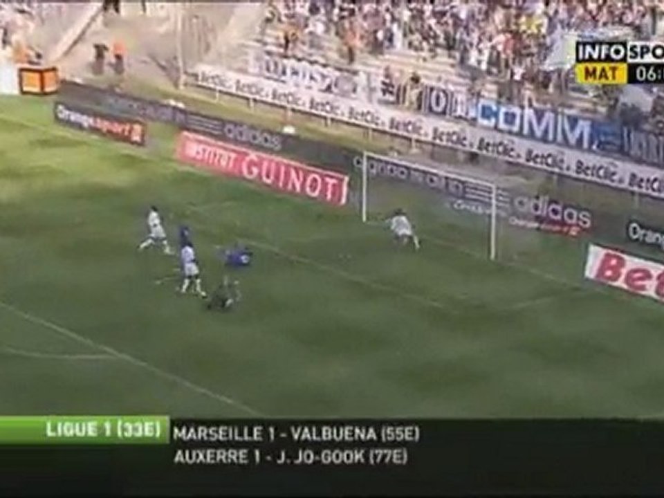 Marseille v Auxerre (goals) - www.sportsliveworld.com