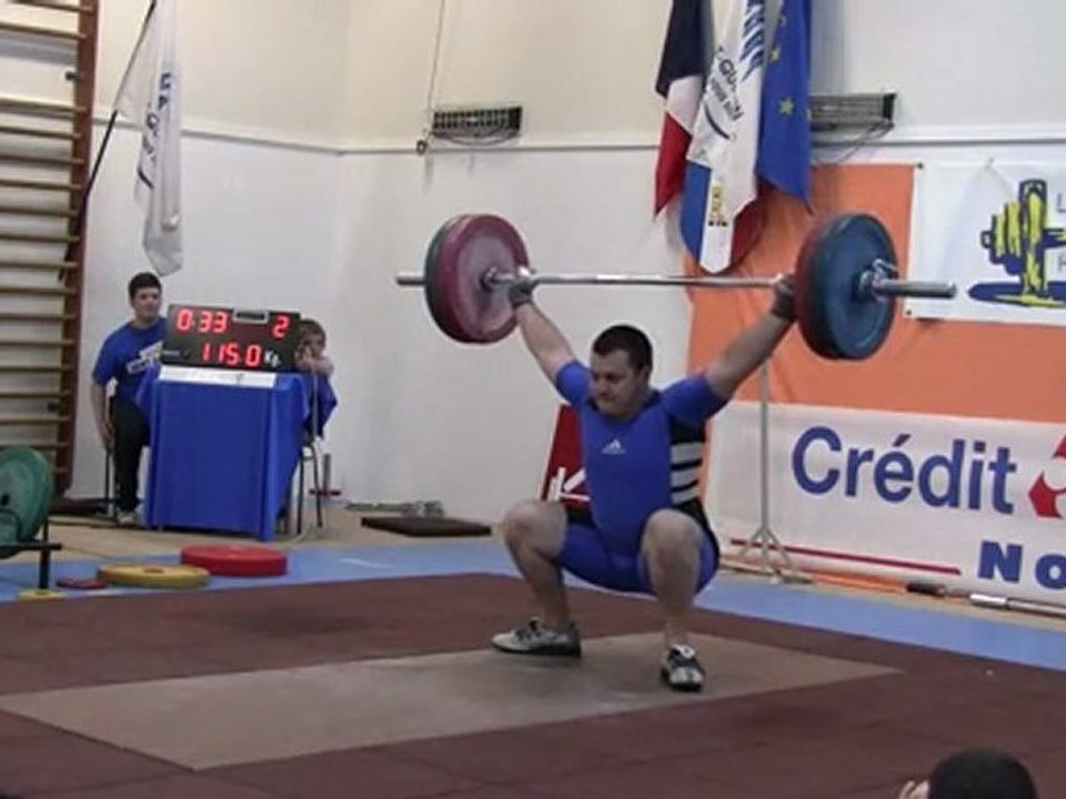 Guigui arraché 115kg
