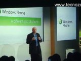 Windows Phone 7: Steve Ballmer presenta Windows Phone 7