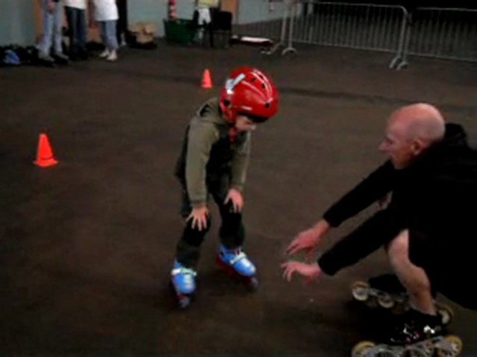 Raph fait du Rollers !!!