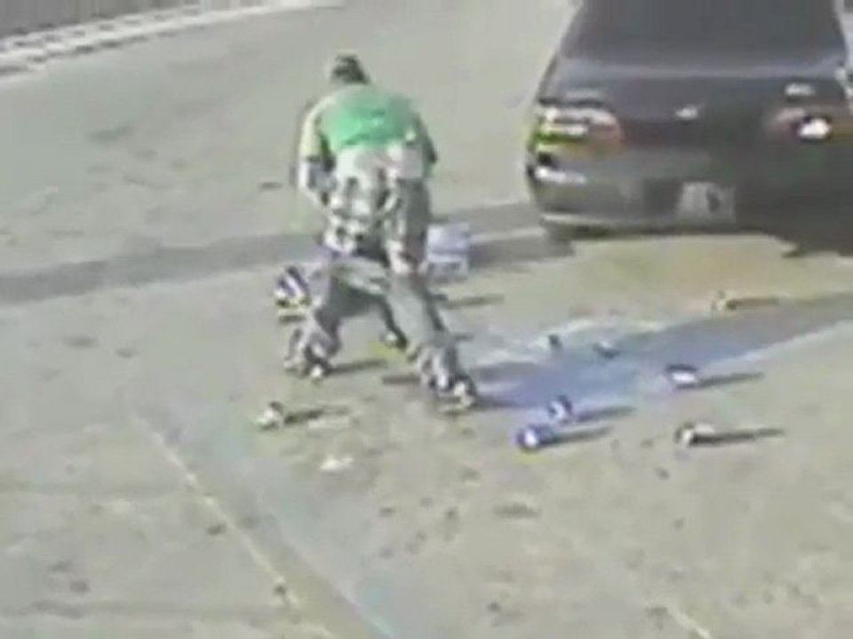 Clumsy Thief Causes Beer Tragedy