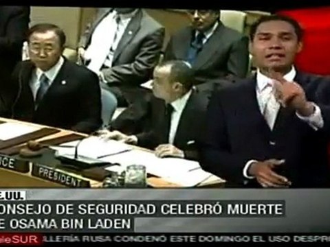 ONU celebra muerte de Osama Bin Laden