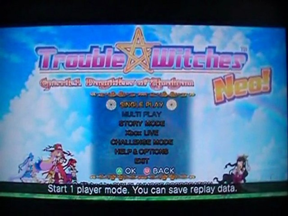 First Level - Bonus - Trouble Witches Neo! - XBLA
