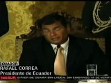 Correa: límites marítimos con Perú, muy bien establecidos
