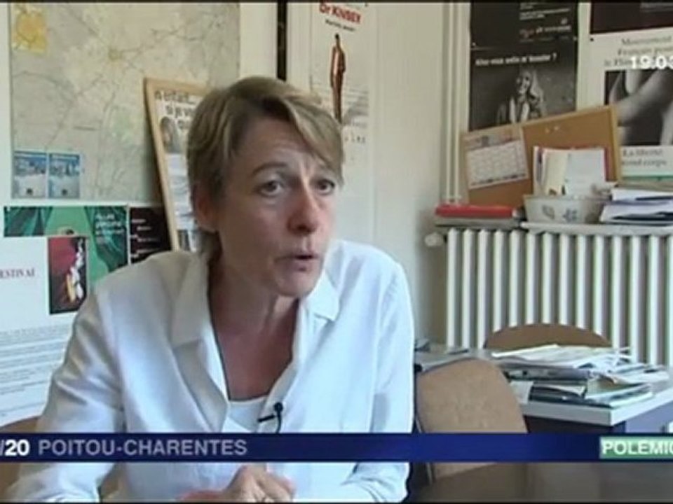 Ségolène Royal -Pass contraception accepté dans les lycées en Poitou-Charentes à la rentrée 2011 2012  Intervention de Martine Daoust , Françoise Mesnard et Ségolène Royal - reportage fr3 P-C (JT 19-20 - 02-05-2011)