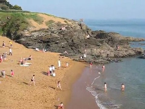 Pornic : plage du Porteau
