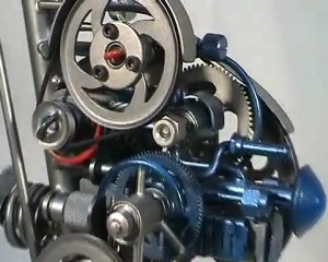 Sculpture Mécanique "Moowy " Création Roland Krampl Suisse