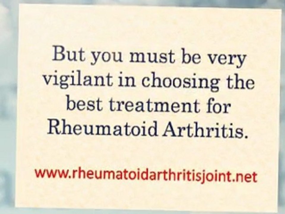 Tips for Rheumatoid Arthritis Symptoms and its Treatment