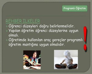 Programlı Öğretim Tekniği