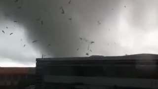 Auckland Tornado Raw footage New Zealand 2011 - DESHAKED STABILIZED