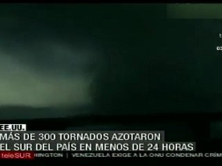 Más de 300 tornados azotaron EE.UU.