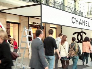 Chanel - Montaje de evento para reapertura de boutique Barcelona