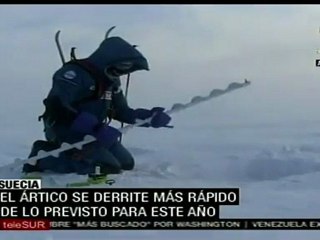 El Ártico se derrite rápidamente, revela estudio científi