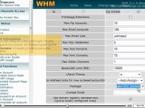 Creating a new hosting account in WHM by VodaHost.com web hosting