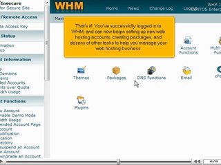 Login to WebHost Manager by VodaHost.com web hosting