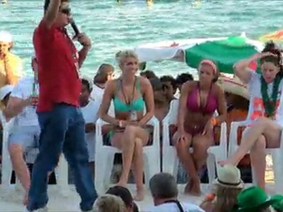 2011 Spring Break Mango Deck Cabo Wet T Shirt Competition
